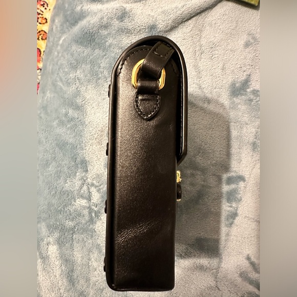 100% Authentic Gucci Boarded Plutone Calfskin Mini Horsebit 1955 Crossbody Bag - Picture 4 of 11